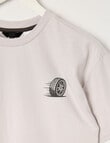 Sleep Squad Knit Woven PJ Set, Wheel Stripe product photo View 02 S