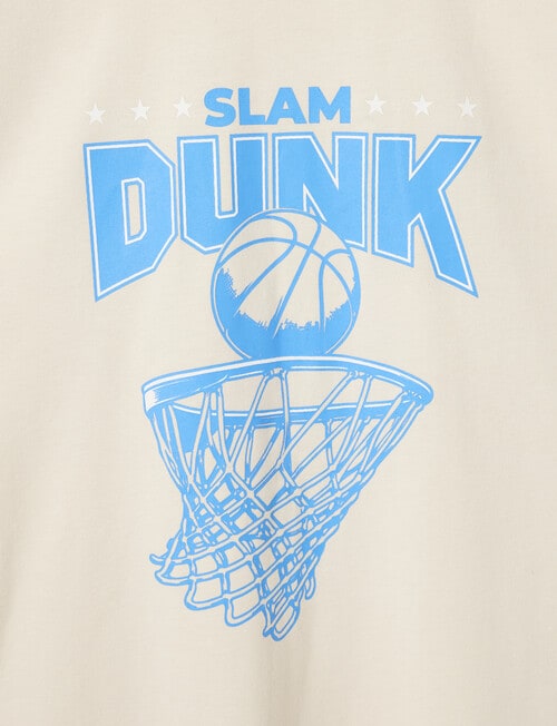 Sleep Squad Knit Woven PJ Set, Slam Dunk Check product photo View 02 L