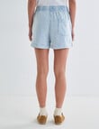 Zest Lounge Loop Back Shorts, Blue Wash product photo View 02 S