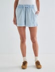 Zest Lounge Loop Back Shorts, Blue Wash product photo View 03 S
