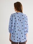 Line 7 Fresco Shirt, Brown Spot product photo View 02 S
