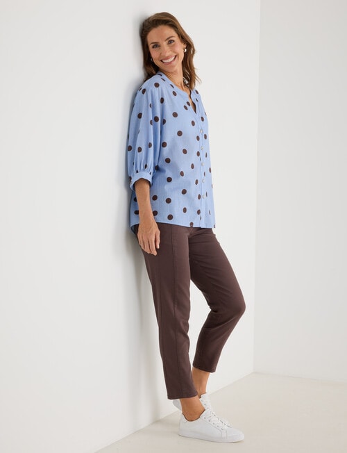 Line 7 Fresco Shirt, Brown Spot product photo View 03 L