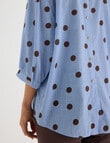 Line 7 Fresco Shirt, Brown Spot product photo View 05 S