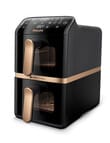 Philips 10 Litre Double Stack Air Fryer, Black, NA462/70 product photo