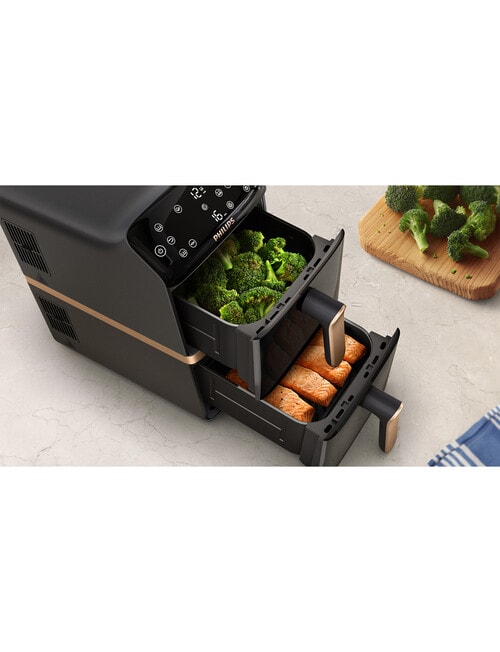 Philips 10 Litre Double Stack Air Fryer, Black, NA462/70 product photo View 07 L