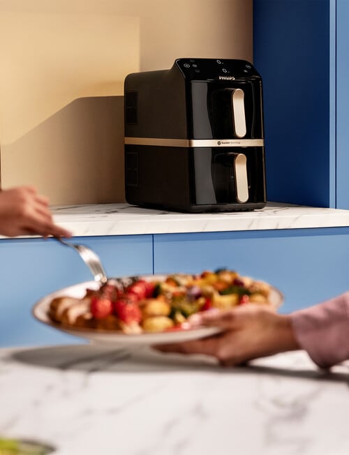 Philips 10 Litre Double Stack Air Fryer, Black, NA462/70 product photo View 10 L