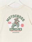 Sleep Squad Motocross Knit PJ Set, Natrual Cotton product photo View 03 S