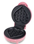 Sheffield Mini Waffle Maker Heart Shaped, PLA923-PNK, Pink product photo View 02 S