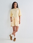 Zest Lounge Loop Back Shorts, Golden product photo View 03 S