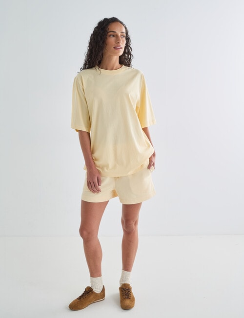 Zest Lounge Loop Back Shorts, Golden product photo View 08 L