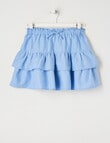 Switch Isla Linen Blend Skort, Cornflower Blue product photo