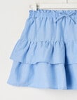 Switch Isla Linen Blend Skort, Cornflower Blue product photo View 02 S
