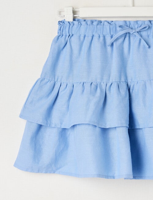 Switch Isla Linen Blend Skort, Cornflower Blue product photo View 02 L