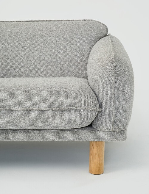 LUCA Furniture Skala Fabric 2.5 Seater, Silver product photo View 03 L