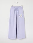 Switch Malibu Sports Wide Leg Trackpant, Lavender product photo