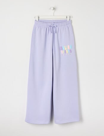 Switch Malibu Sports Wide Leg Trackpant, Lavender product photo