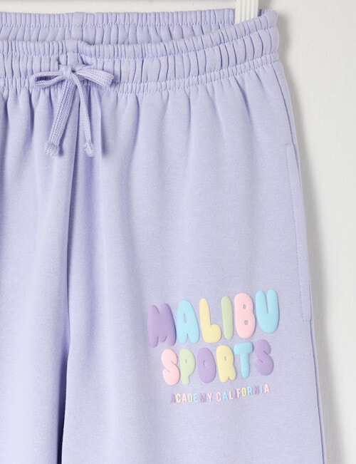 Switch Malibu Sports Wide Leg Trackpant, Lavender product photo View 02 L