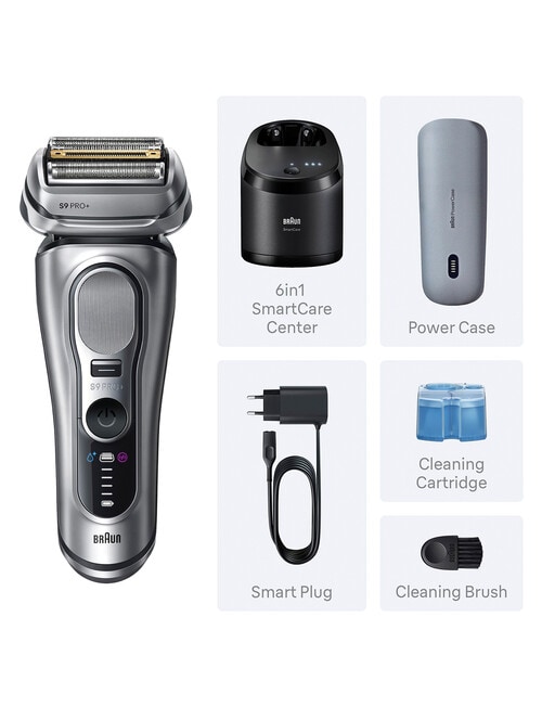 Braun Series 9 Pro+ Wet & Dry Shaver with Power Case, 9677CC product photo