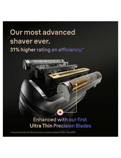 Braun Series 9 Pro+ Wet & Dry Shaver with Power Case, 9677CC product photo View 04 L