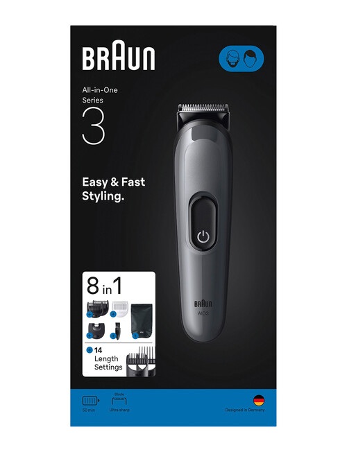 Braun Series 3 8-in-1 Grooming Kit, AIO3540 product photo View 04 L