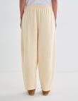 Zest Lounge Brushed Barrel Leg Jogger, Golden product photo View 02 S