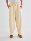 Zest Lounge Brushed Barrel Leg Jogger, Golden product photo View 05 S