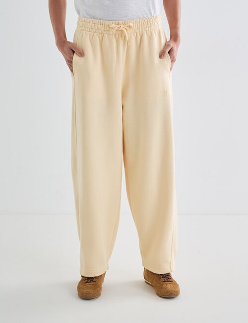 Zest Lounge Brushed Barrel Leg Jogger, Golden product photo View 05 L