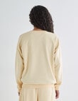 Zest Lounge Loop Back Crew Sweatshirt, Golden product photo View 02 S