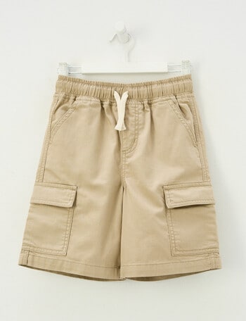 Mac & Ellie Cargo Woven Short, Stone product photo