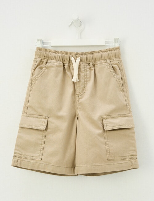 Mac & Ellie Cargo Woven Short, Stone product photo