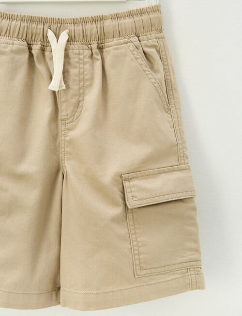 Mac & Ellie Cargo Woven Short, Stone product photo View 02 L