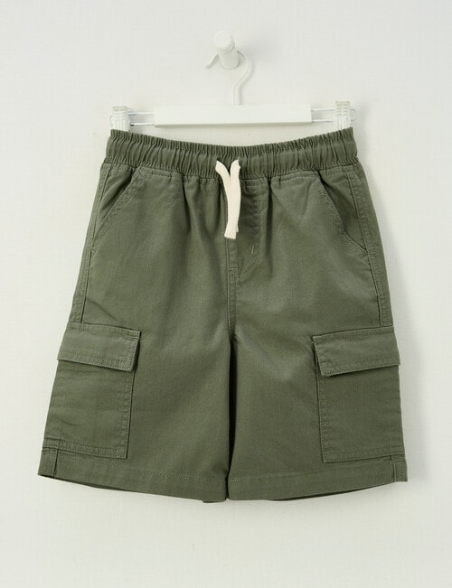 Mac & Ellie Cargo Woven Short, Olive product photo