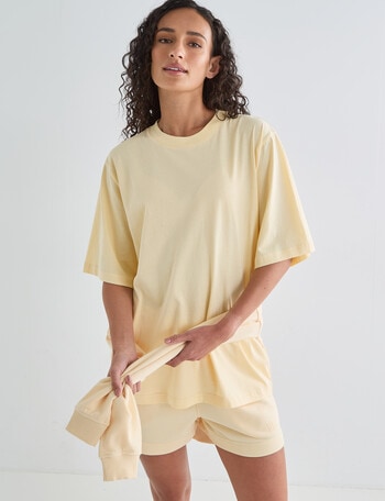 Zest Lounge Oversized Tee, Golden product photo