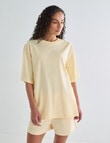 Zest Lounge Oversized Tee, Golden product photo View 05 S