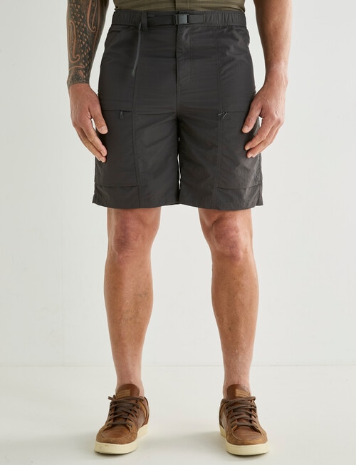 Kauri Trail Trek Short, Charcoal product photo