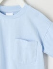 Teeny Weeny Safari Friends Play Short Sleeve Tee, Ice Blue product photo View 02 S