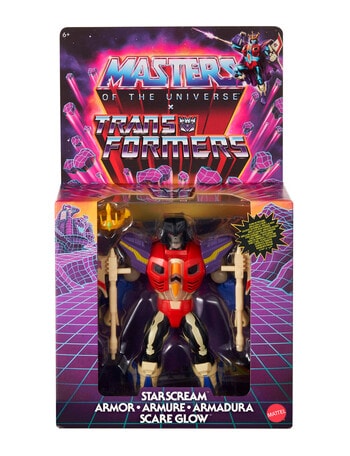 Masters of the Origins & Transformers Starscream Armor Scare Glow Figure product photo