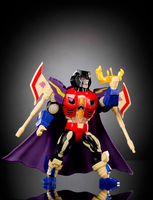 Masters of the Origins & Transformers Starscream Armor Scare Glow Figure product photo View 03 L