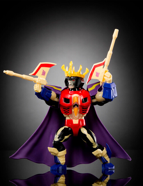 Masters of the Origins & Transformers Starscream Armor Scare Glow Figure product photo View 06 L