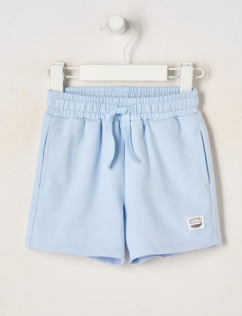 Teeny Weeny Safari Friends Play Short, Ice Blue product photo