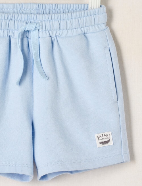 Teeny Weeny Safari Friends Play Short, Ice Blue product photo View 02 L