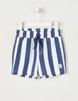 Teeny Weeny Safari Friends Play Terry Short, Blue Stripe product photo