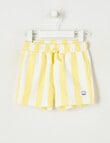 Teeny Weeny Safari Friends Play Terry Short, Yellow Stripe product photo
