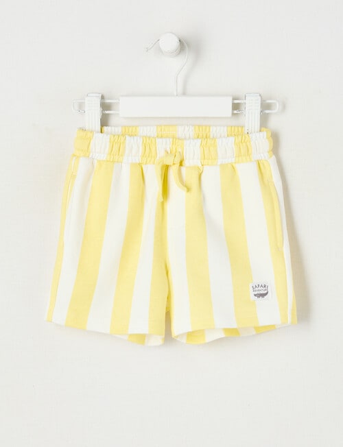 Teeny Weeny Safari Friends Play Terry Short, Yellow Stripe product photo
