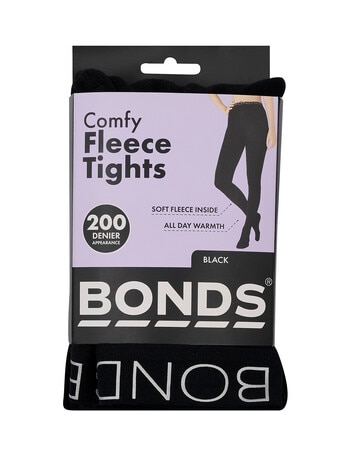 Bonds Fleecy Tight, 200D, Black product photo