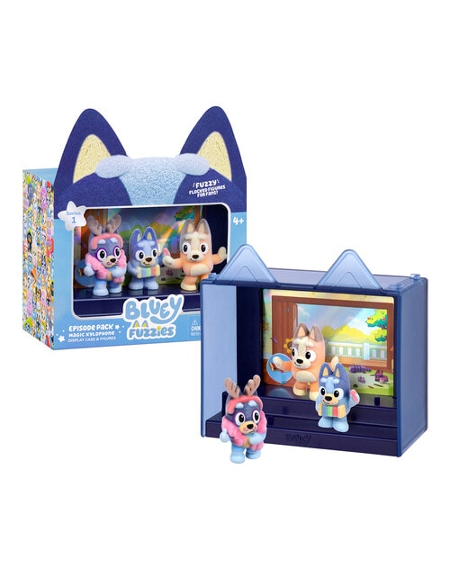 Bluey Fuzzies Episode Figure Pack, Series 1, Assorted product photo