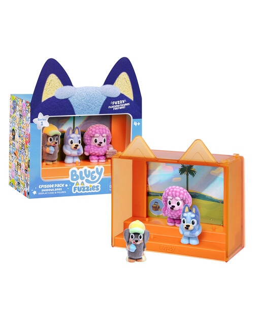 Bluey Fuzzies Episode Figure Pack, Series 1, Assorted product photo View 02 L