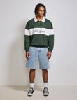 AIR SPACE Carpenter Denim Short, Light Blue product photo