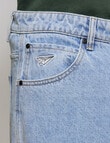 AIR SPACE Carpenter Denim Short, Light Blue product photo View 06 S