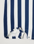 Teeny Weeny Safari Friends Stripe Shortall, Navy product photo View 03 S